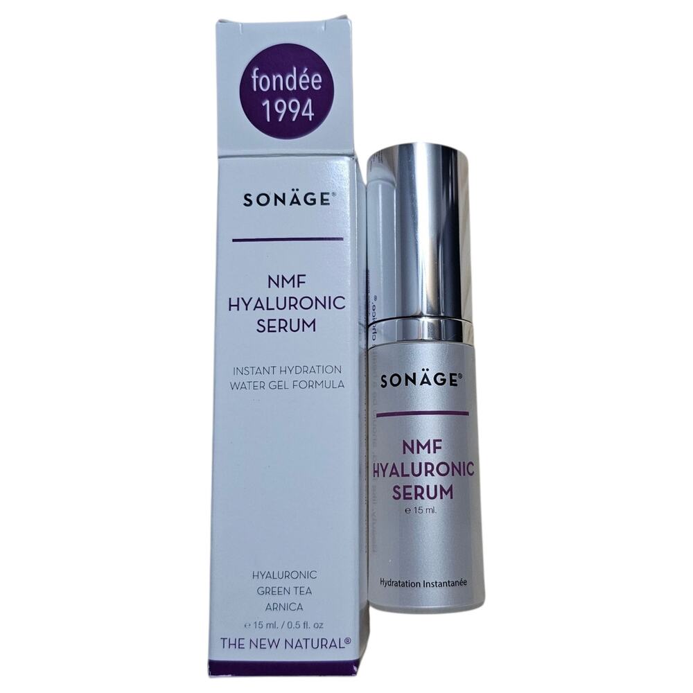 Sonäge NMF Hyaluronic Serum Instant Hydration Water Gel Formula 15 ml 0.5 fl oz
